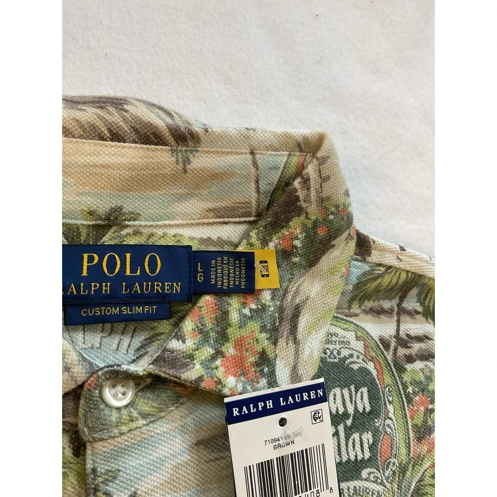 Polo Ralph Lauren Grand Hotel Playa Paraiso Mens L Classic Fit Shirt NWT $168.00
